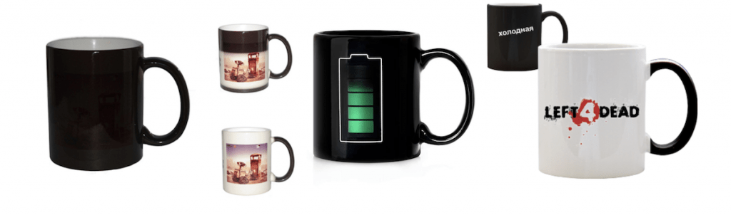 Кружка хамелеон с логотипом